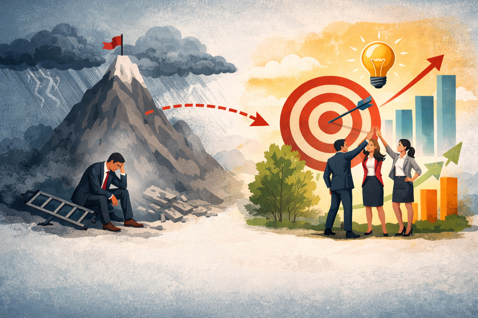 Warum zu hohe Ziele Leistung bremsen und wie kluge Steuerung das ändert